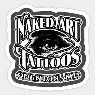Naked Art Tattoo Logo Sticker